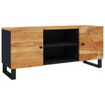 vidaXL Meuble TV 105x33x46 cm Bois d'acacia massif
