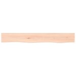 vidaXL Étagère murale 80x10x6 cm bois de chêne massif non traité