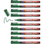 Marqueur Permanent 370 Pointe Fine Vert 1 mm x 10 EDDING