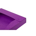 Boite De Classement Cartobox Dos 40mm Carte Lustrée - A4 - Violet - X 10 - Exacompta