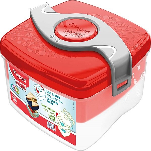 Maped PICNIK Boîte à déjeuner ORIGINS LUNCH-BOX, gris/rouge