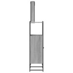 vidaXL Ensemble de meubles de salle de bain 3 Pièces Sonoma gris