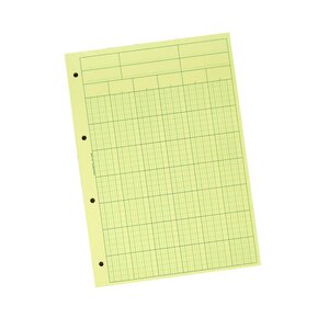 Bloc Audit de Contrôle comptable, 6 colonnes, 70 feuillets - 21 x 29,7 cm - A4 (paquet 5 unités)