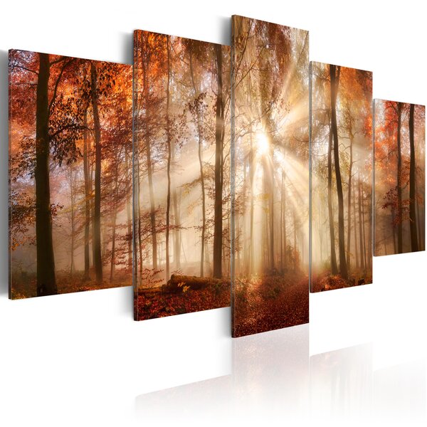 Tableau - forest fog l x h en cm 200x100