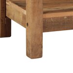 vidaXL Table Console 107x33x76 cm Bois Massif Récupéré