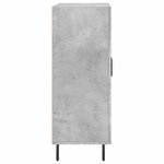 vidaXL Buffet gris béton 69 5x34x90 cm bois d'ingénierie
