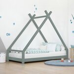 Lit tipi enfant TAHUKA 80 x 160 vert sauge