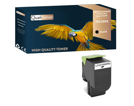 Qualitoner x1 toner 70c2xk0 noir compatible pour lexmark