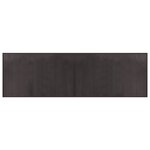 vidaXL Tapis rectangulaire marron foncé 60x200 cm bambou