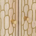 vidaXL Table de chevet 50x33x60 cm bois de manguier massif