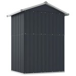 vidaXL Abri de jardin Anthracite 126x97 5x177 cm Acier galvanisé