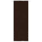 vidaXL Écran de balcon Marron 80x240 cm Tissu Oxford