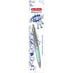 Stylo à bille rétractable my.pen  gris/menthe herlitz
