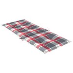 vidaXL Coussins de chaise de jardin à dossier haut lot de 6 120x50x3cm