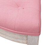 vidaXL Banc Rose 110 5x45x49 cm Velours