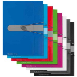 Chemise easy orga to go, format A4, au dos, feuille baie HERLITZ