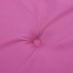 vidaXL Coussin de banc de jardin rose 200x50x4 cm tissu