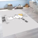 Tapis enfant Calin 80 x 150 cm - Gris