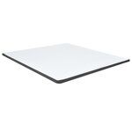 vidaXL Sommier à lattes de lit Gris foncé Tissu 160x200 cm