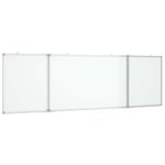 vidaXL Tableau blanc magnétique pliable 200x60x1 7 cm aluminium