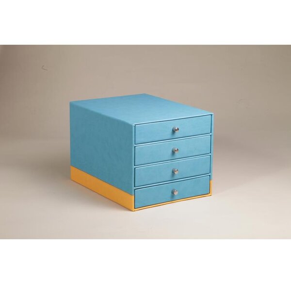 Trieur 4 tiroirs Turquoise RHODIA