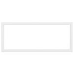 vidaXL Supports d'étagères pour lavabo 2 Pièces blanc rectangulaire acier