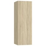 vidaXL Ensemble de meubles TV 3 Pièces Chêne sonoma Bois d'ingénierie