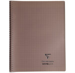 Cahier protège-cahier Koverbook Piqué Polypro 24x32 cm 160 P Seyes Coloris Alé... CLAIREFONTAINE