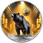 Pièce de monnaie en Argent 1 Dollar g 31.1 (1 oz) Millésime 2025 DOLLAR BEAR