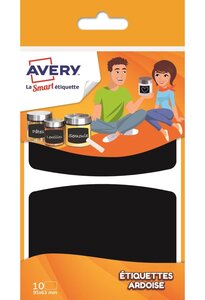 ARDO10 - 1 sachet de 10 étiquettes ardoise - 95 x 63 mm AVERY