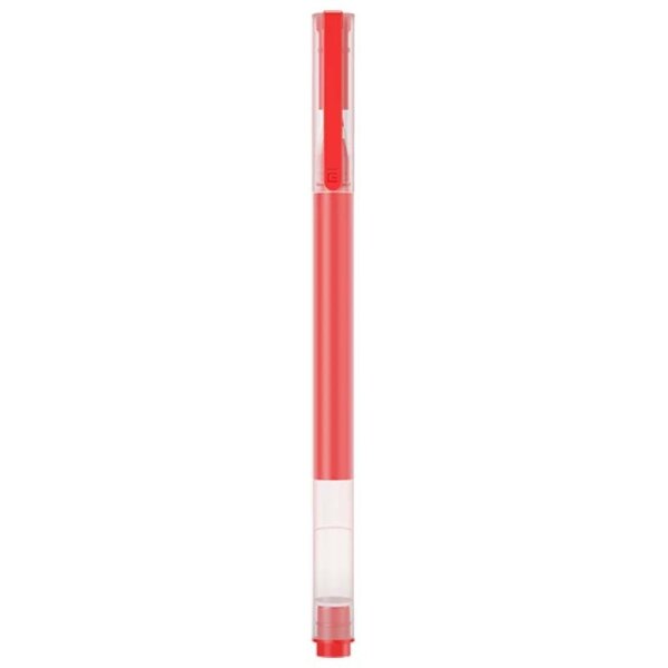 Boîte de 10 Stylos Gel Haute Capacité Xiaomi - Pointe 0 5 mm - Haute Capacité - Séchage Rapide - Couleur Rouge