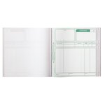 Carnet de bons de livraison Manifold, trois exemplaires, 50 feuilles tripli sans carbone, 210 x 210 mm (paquet 5 unités)