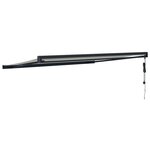 vidaXL Auvent rétractable crème 4x3 m tissu et aluminium