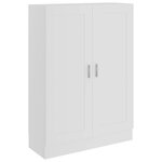 vidaXL Bibliothèque Blanc 82 5x30 5x115 cm Bois d'ingénierie
