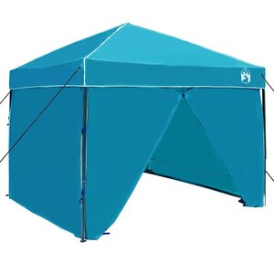 vidaXL Tente à auvent pop-up Bleu 250 x 250 cm tissu