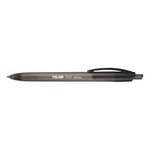 LOT de 25 Stylo gel rétractable Milan P07 Dry-Gel - Pointe 0 7 mm - Séchage rapide - Couleur Noir