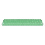 vidaXL Serre avec cadre en acier vert 96 m² 16x6x2 85 m