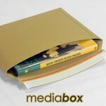 Lot de 10 enveloppes carton media-box compatible lettre suivie / lettre max la poste