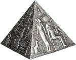 Pièce de monnaie en Argent 1000 Francs g 1000 (1 Kg) Millésime 2023 PYRAMID 3D