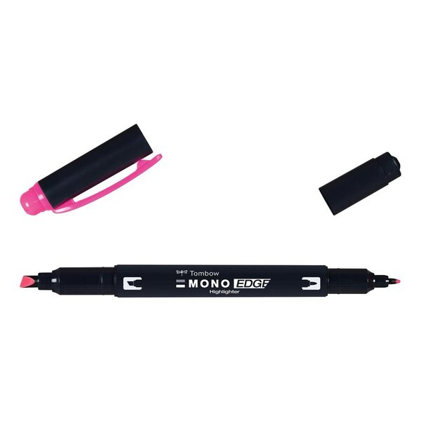 Surligneur Double Pointe MONO edge rose x 4 TOMBOW