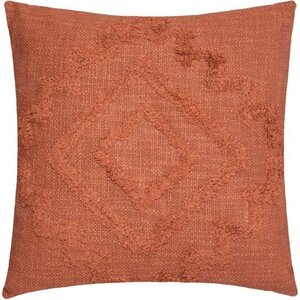 Coussin Tuft Inca - 40 x 40 cm - Terracotta