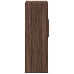 vidaXL Buffet haut chêne marron 40x42 5x124 cm bois d'ingénierie