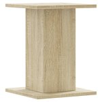 vidaXL Supports pour plantes 2 Pièces chêne sonoma bois d'ingénierie