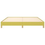 vidaXL Cadre de lit Vert 180 x 200 cm Tissu