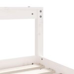 vidaXL Cadre de lit pour enfant blanc 70x140 cm bois de pin massif