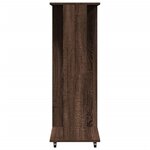 vidaXL Garde-robe avec roues chêne marron 102x38x110cm bois ingénierie
