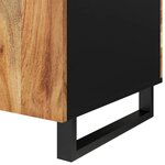 vidaXL Table basse 100x54x40 cm bois d'acacia solide et d'ingénierie