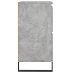 vidaXL Buffets 3 Pièces gris béton bois d'ingénierie