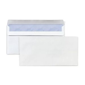 Enveloppe carrée blanche - 165 x 165 mm - sans fenêtre - fermeture auto- adhésive - papier vélin 120 g pas cher