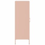vidaXL Buffet haut rose 36x39x113 cm acier